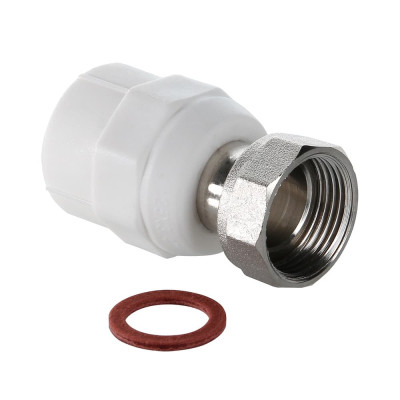 Фитинг полипропиленовый Valtec с накидной гайкой ВН 25х3/4" VTp.708.0.02505
