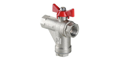 Кран кульовий Valtec з вбудованим прямим фільтром вн-вн 3/4" Combi VT.294.N.05 Кран кульовий Valtec з вбудованим прямим фільтром вн-вн 3/4" Combi VT.294.N.05