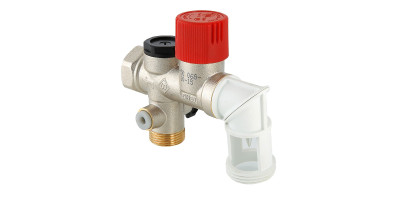 Група безпеки бойлера Valtec 3/4" +сифон+перехідник 3/4"x1/2" VT.461.N.05
