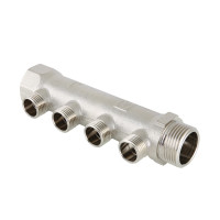 Колектор Valtec із зовнішнім різьбленням 2 вих х3/4"х1/2" VTc.500.N.0502 Колектор Valtec із зовнішнім різьбленням 2 вих х3/4"х1/2" VTc.500.N.0502
