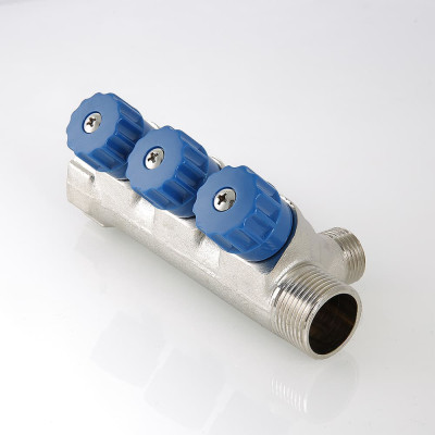 Колектор Valtec з регулюючими вентилями НАР 4 вих х1"х1/2" VTc.560.N.0604