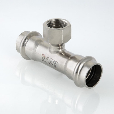 Прес-фітінг Valtec з нержавіючої сталі-трійник ВН 28х1/2" VTi.932.I.280428 Прес-фітінг Valtec з нержавіючої сталі-трійник ВН 28х1/2" VTi.932.I.280428