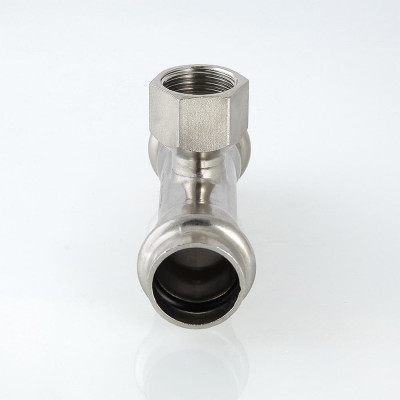 Прес-фітінг Valtec з нержавіючої сталі-трійник ВН 28х1/2" VTi.932.I.280428 Прес-фітінг Valtec з нержавіючої сталі-трійник ВН 28х1/2" VTi.932.I.280428