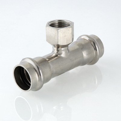 Прес-фітінг Valtec з нержавіючої сталі-трійник ВН 28х1/2" VTi.932.I.280428 Прес-фітінг Valtec з нержавіючої сталі-трійник ВН 28х1/2" VTi.932.I.280428