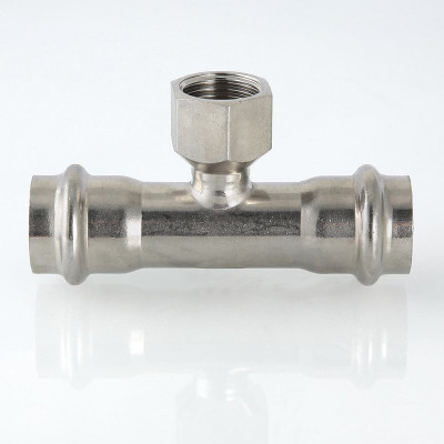 Прес-фітінг Valtec з нержавіючої сталі-трійник ВН 28х1/2" VTi.932.I.280428 Прес-фітінг Valtec з нержавіючої сталі-трійник ВН 28х1/2" VTi.932.I.280428