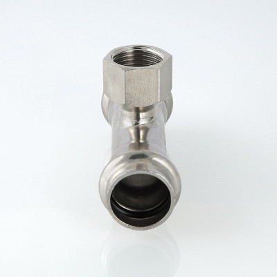 Прес-фітінг Valtec з нержавіючої сталі-трійник ВН 28х1/2" VTi.932.I.280428 Прес-фітінг Valtec з нержавіючої сталі-трійник ВН 28х1/2" VTi.932.I.280428