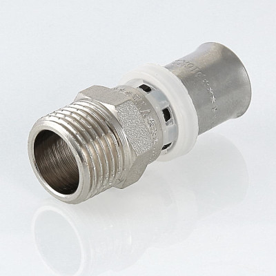 Прес-фітінг Valtec з'єднувач НАР 26х3/4" VTm.201.N.002005 Прес-фітінг Valtec з'єднувач НАР 26х3/4" VTm.201.N.002005