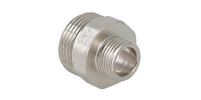 Фітінг різьбовий Valtec ніпель перехідний нар-нар 3/4"х1/2" VTr.580.N.0504 Фітінг різьбовий Valtec ніпель перехідний нар-нар 3/4"х1/2" VTr.580.N.0504