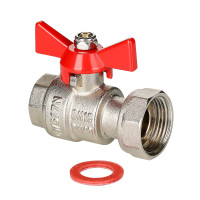 Кран кульовий Valtec з накидною гайкою вн-вн 1/2"х3/4" VT.241.N.0405 Кран кульовий Valtec з накидною гайкою вн-вн 1/2"х3/4" VT.241.N.0405