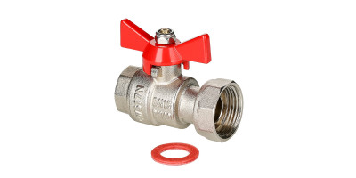 Кран кульовий Valtec з накидною гайкою вн-вн 1/2"х3/4" VT.241.N.0405