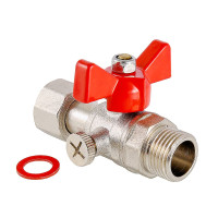 Кран кульовий Valtec для підключення манометра нар-вн 1/2"x3/8" VT.806.N.0403 Кран кульовий Valtec для підключення манометра нар-вн 1/2"x3/8" VT.806.N.0403