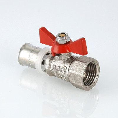 Кран кульовий Valtec з прес-з'єднанням ВН 16х1/2" VT.242.N.1604 Кран кульовий Valtec з прес-з'єднанням ВН 16х1/2" VT.242.N.1604