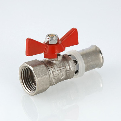 Кран кульовий Valtec з прес-з'єднанням ВН 16х1/2" VT.242.N.1604 Кран кульовий Valtec з прес-з'єднанням ВН 16х1/2" VT.242.N.1604
