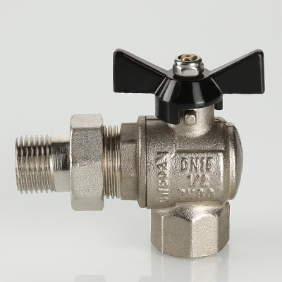 Кран кульовий Valtec посилений кутовий з півсгоном ВН-НАР 3/4" Perfect VT.328.N.05 Кран кульовий Valtec посилений кутовий з півсгоном ВН-НАР 3/4" Perfect VT.328.N.05
