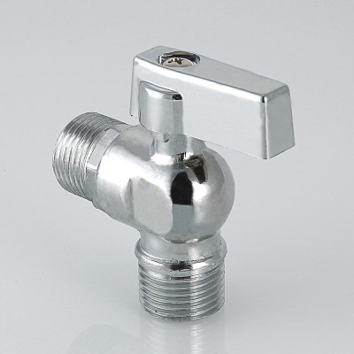 Кран кульовий Valtec кутовий для підключення побутової техніки нар-нар 1/2"x1/2" VT.392.N.04 Кран кульовий Valtec кутовий для підключення побутової техніки нар-нар 1/2"x1/2" VT.392.N.04