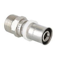 Прес-фітінг Valtec з'єднувач НАР 32х1" VTm.201.N.003206 Прес-фітінг Valtec з'єднувач НАР 32х1" VTm.201.N.003206