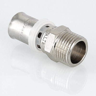 Прес-фітінг Valtec з'єднувач НАР 32х1" VTm.201.N.003206 Прес-фітінг Valtec з'єднувач НАР 32х1" VTm.201.N.003206