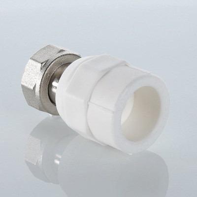 Фитинг полипропиленовый Valtec с накидной гайкой ВН 20х1/2" VTp.708.0.02004 Фитинг полипропиленовый Valtec с накидной гайкой ВН 20х1/2" VTp.708.0.02004