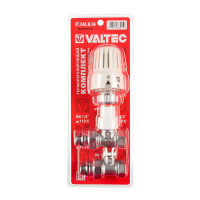 Комплект терморегулирующего оборудования Valtec для радиатора прямой ВН-НАР 1/2" VT.046.N.04 Комплект терморегулирующего оборудования Valtec для радиатора прямой ВН-НАР 1/2" VT.046.N.04