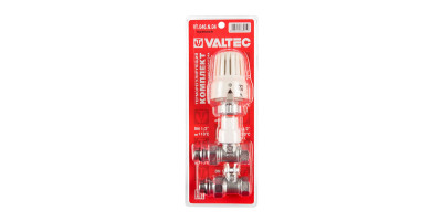 Комплект терморегулюючого обладнання Valtec для радіатора прямий ВН-НАР 1/2" VT.046.N.04 Комплект терморегулюючого обладнання Valtec для радіатора прямий ВН-НАР 1/2" VT.046.N.04