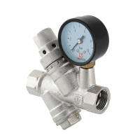 Редуктор тиску Valtec з фільтром і манометром 2-5 бар 3/4" VT.082.N.05 Редуктор тиску Valtec з фільтром і манометром 2-5 бар 3/4" VT.082.N.05