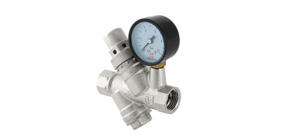 Редуктор тиску Valtec з фільтром і манометром 2-5 бар 3/4" VT.082.N.05 Редуктор тиску Valtec з фільтром і манометром 2-5 бар 3/4" VT.082.N.05