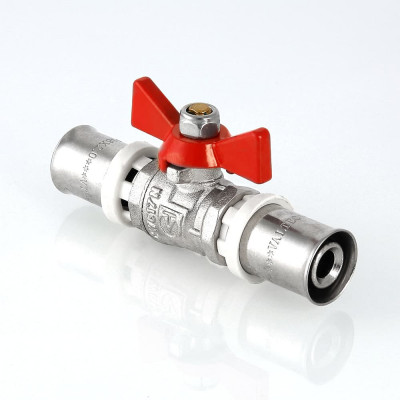 Кран кульовий Valtec з прес-з'єднанням 16мм VT.243.N.1616 Кран кульовий Valtec з прес-з'єднанням 16мм VT.243.N.1616