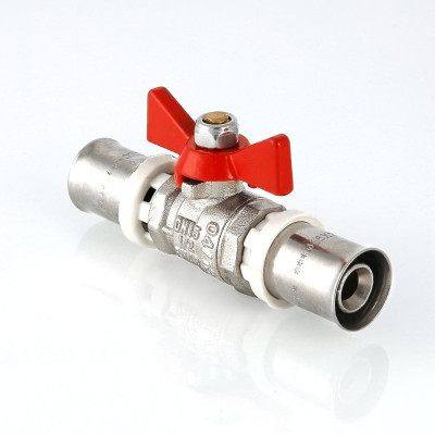 Кран кульовий Valtec з прес-з'єднанням 16мм VT.243.N.1616 Кран кульовий Valtec з прес-з'єднанням 16мм VT.243.N.1616