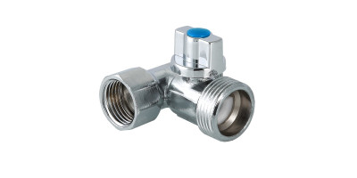 Трійник Valtec побутовий з кульовим краном вн-нар-нар 1/2"х3/4"х1/2" VT.256.N.04