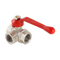 Кран кульовий Valtec триходовий, тип т ВН 3/4" VT.361.N.05 Кран кульовий Valtec триходовий, тип т ВН 3/4" VT.361.N.05