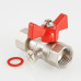 Кран кульовий Valtec для підключення манометра вн-вн 1/2"x3/8" VT.807.N.0403 Кран кульовий Valtec для підключення манометра вн-вн 1/2"x3/8" VT.807.N.0403