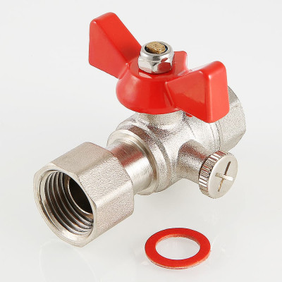 Кран кульовий Valtec для підключення манометра вн-вн 1/2"x3/8" VT.807.N.0403 Кран кульовий Valtec для підключення манометра вн-вн 1/2"x3/8" VT.807.N.0403