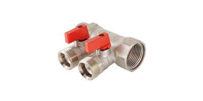 Коллектор Valtec с отсекающими кранами НАР 2 вых х1"х3/4" євроконус VTc.580.NE.0602 Коллектор Valtec с отсекающими кранами НАР 2 вых х1"х3/4" євроконус VTc.580.NE.0602