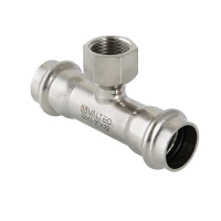 Пресс-фитинг Valtec из нержавеющей стали-тройник ВН 35х1" VTi.932.I.350635