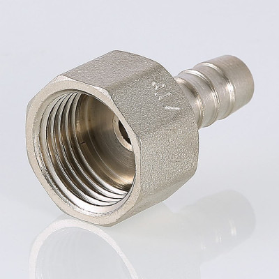 Фітінг різьбовий Valtec штуцер для шланга ВН 1/2"x16мм VTr.654.N.0416 Фітінг різьбовий Valtec штуцер для шланга ВН 1/2"x16мм VTr.654.N.0416
