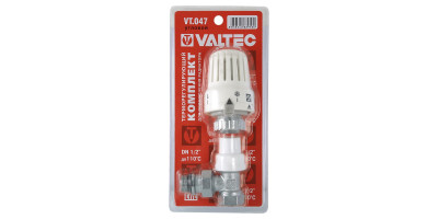 Клапан радіаторний Valtec з термостатичною головкою кутовий ВН-НАР 1/2" VT.047.N.04 Клапан радіаторний Valtec з термостатичною головкою кутовий ВН-НАР 1/2" VT.047.N.04