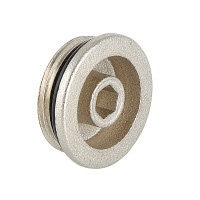 Пробка колекторнаг Valtec з гумовим ущільнювачем НАР 1" VT.0600.0.06 Пробка колекторнаг Valtec з гумовим ущільнювачем НАР 1" VT.0600.0.06