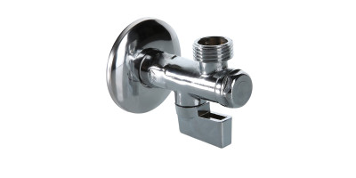 Кран кульовий Valtec кутовий з фільтром для підключення WC нар-нар 1/2"x1/2" VT.282.N.0404