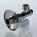 Кран кульовий Valtec кутовий з фільтром для підключення WC нар-нар 1/2"x1/2" VT.282.N.0404