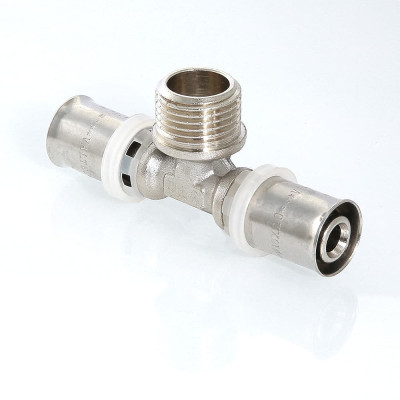 Прес-фітінг Valtec трійник НАР 32х3/4"х32 VTm.233.N.320532 Прес-фітінг Valtec трійник НАР 32х3/4"х32 VTm.233.N.320532