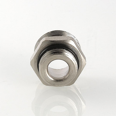 Фитинг резьбовой Valtec ниппель переходной нар-нар 1/2"х3/4" євроконус VTr.580.NE.040E Фитинг резьбовой Valtec ниппель переходной нар-нар 1/2"х3/4" євроконус VTr.580.NE.040E