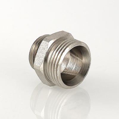 Фитинг резьбовой Valtec ниппель переходной нар-нар 1/2"х3/4" євроконус VTr.580.NE.040E Фитинг резьбовой Valtec ниппель переходной нар-нар 1/2"х3/4" євроконус VTr.580.NE.040E