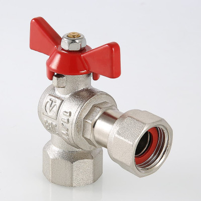 Кран кульовий Valtec кутовий з накидною гайкою ВН 1/2"x1/2" VT.266.N.0404 Кран кульовий Valtec кутовий з накидною гайкою ВН 1/2"x1/2" VT.266.N.0404