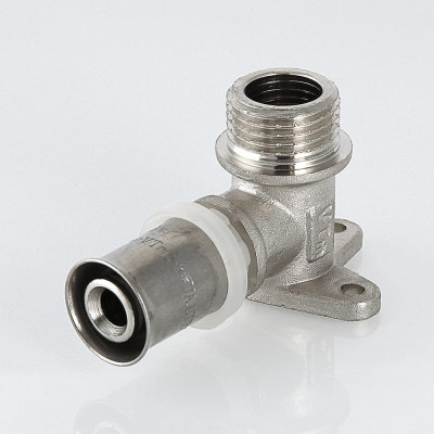 Пресс-фитинг Valtec угловой с креплением водорозетка НАР 16х1/2" VTm.255.N.001604 Пресс-фитинг Valtec угловой с креплением водорозетка НАР 16х1/2" VTm.255.N.001604