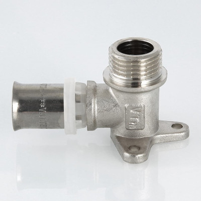 Пресс-фитинг Valtec угловой с креплением водорозетка НАР 16х1/2" VTm.255.N.001604 Пресс-фитинг Valtec угловой с креплением водорозетка НАР 16х1/2" VTm.255.N.001604
