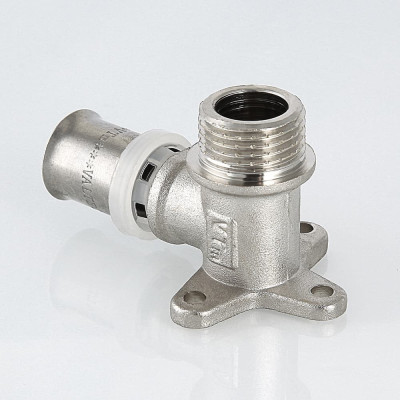 Пресс-фитинг Valtec угловой с креплением водорозетка НАР 16х1/2" VTm.255.N.001604 Пресс-фитинг Valtec угловой с креплением водорозетка НАР 16х1/2" VTm.255.N.001604