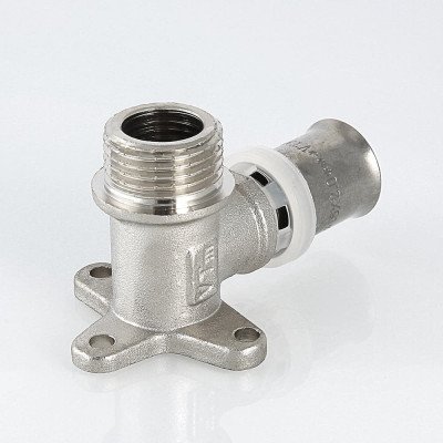 Пресс-фитинг Valtec угловой с креплением водорозетка НАР 16х1/2" VTm.255.N.001604 Пресс-фитинг Valtec угловой с креплением водорозетка НАР 16х1/2" VTm.255.N.001604