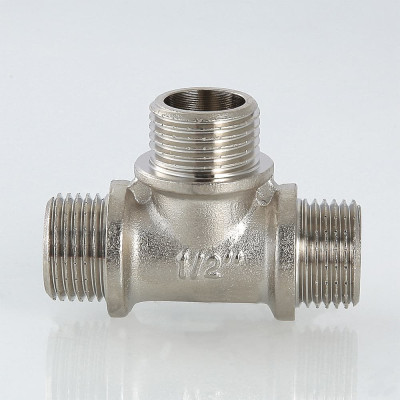 Фітінг різьбовий Valtec трійник нар-нар-нар 1/2" VTr.131.N.0004 Фітінг різьбовий Valtec трійник нар-нар-нар 1/2" VTr.131.N.0004