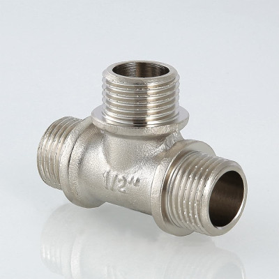 Фітінг різьбовий Valtec трійник нар-нар-нар 1/2" VTr.131.N.0004 Фітінг різьбовий Valtec трійник нар-нар-нар 1/2" VTr.131.N.0004