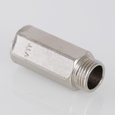 Фітінг різьбовий Valtec подовжувач ВН-НАР 1/2"x50мм VTr.197.N.0450
